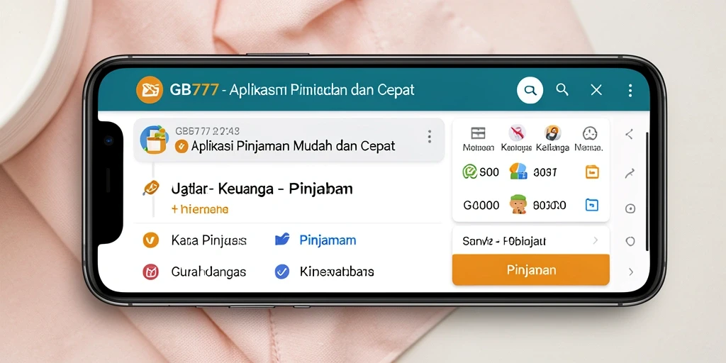 Tampilan antarmuka GB777 yang sederhana dan mudah digunakan.