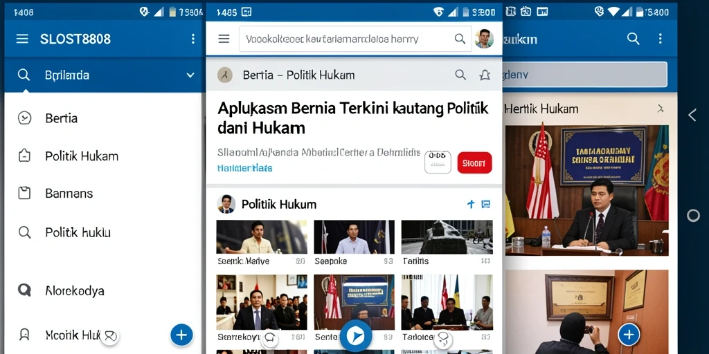 Antarmuka SLOST8808 yang bersih dan informatif.